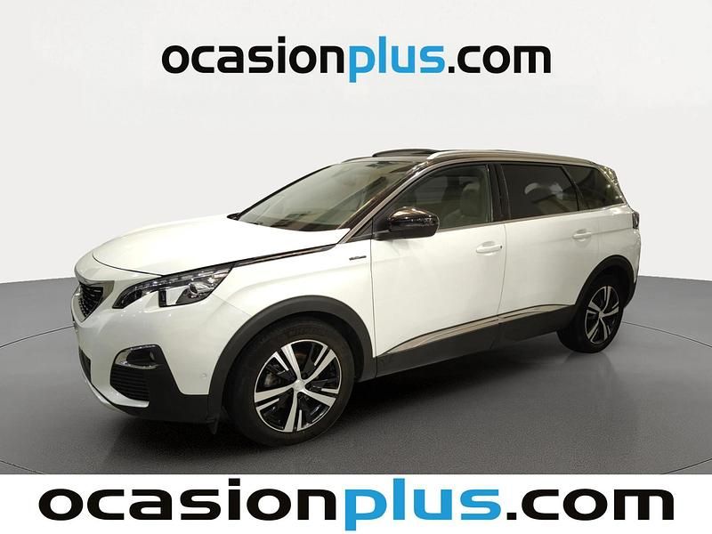 Blanco Usado 2020 Peugeot 5008 GT-line Monovolumen | 18.819 € (Buen precio) - Imagen 1/4
