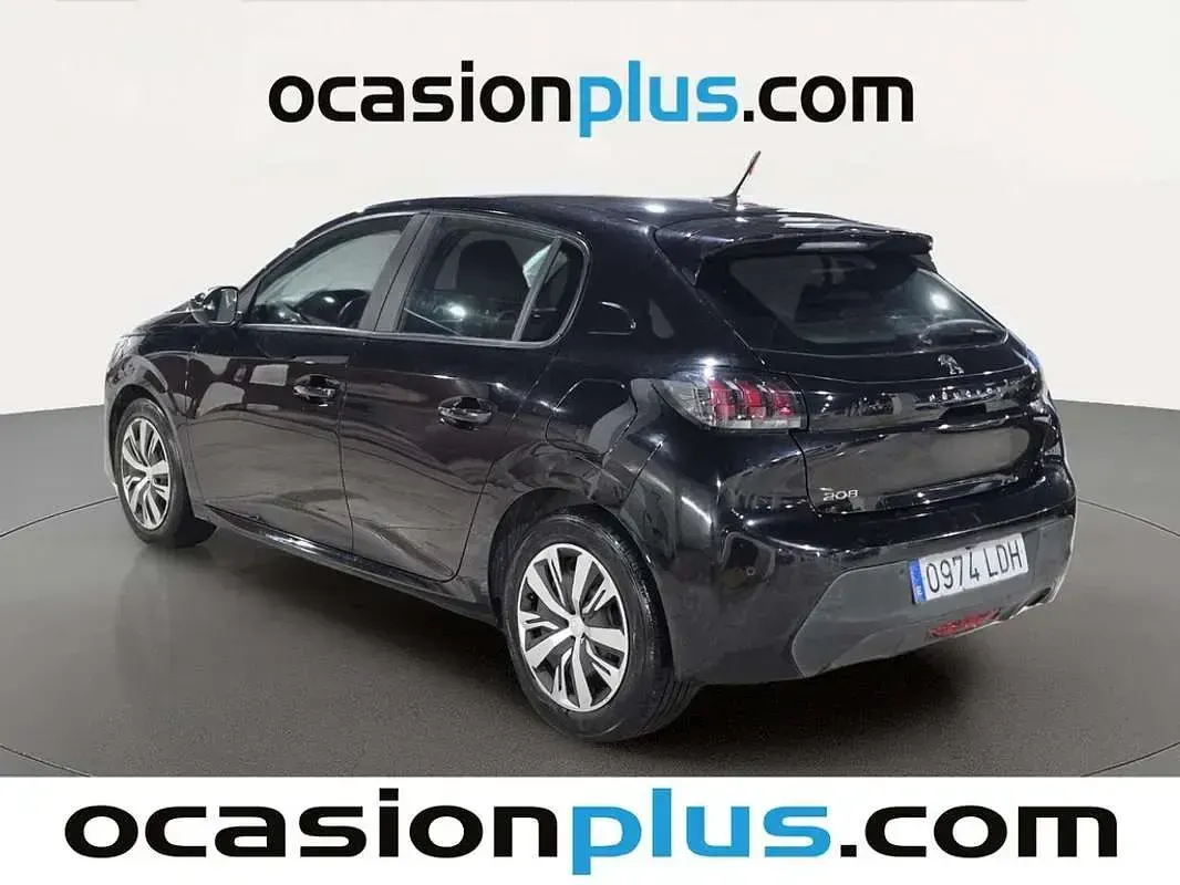 Usado Peugeot 208 Active 75 CV (55 kW) 2019 Negro Utilitario