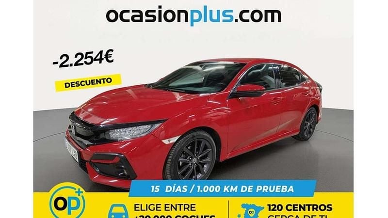 Usado Honda Civic Elegance 126 CV (92 kW) 2022 Rojo Utilitario