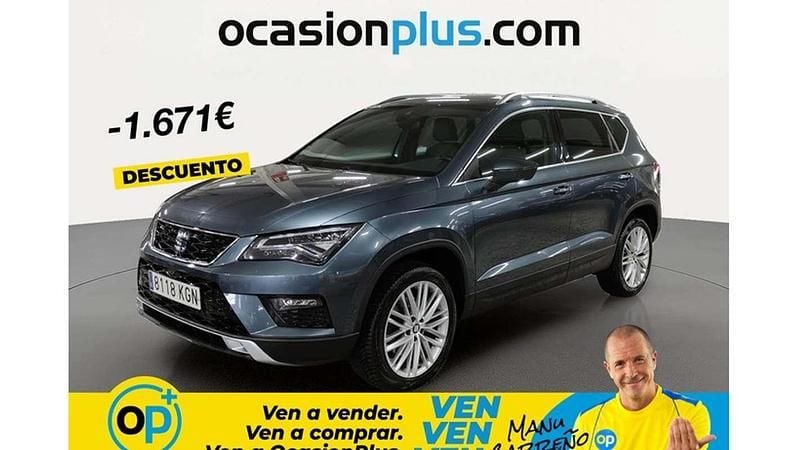 Usado Seat Ateca XCELLENCE 150 CV (110 kW) 2018 Gris SUV