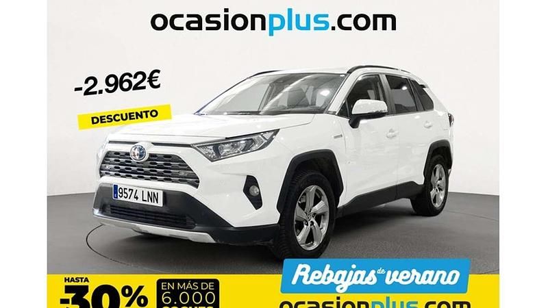 Blanco Usado 2021 Toyota RAV4 Hybrid Advance SUV | 28.436 € (Buen precio) - Imagen 1/4