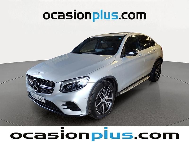 Usado Mercedes GLC220 AMG 170 CV (125 kW) 2019 Gris plata Coupe