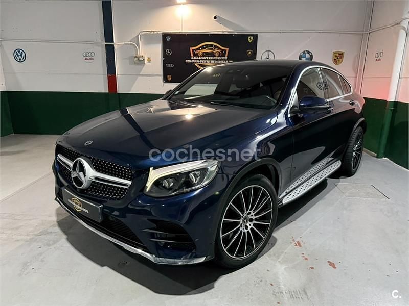 Azul Usado 2019 Mercedes GLC220 Coupe | 27.500 € (Super precio) - Imagen 1/4