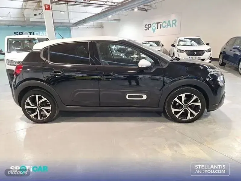 Usado Citroën C3 PureTech 110 CV (80 kW) 2021 Negro Utilitario