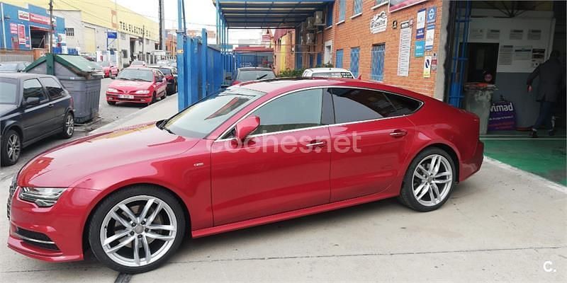 Usado Audi A7 Sportback S-Line 272 CV (200 kW) 2015 Rojo Utilitario