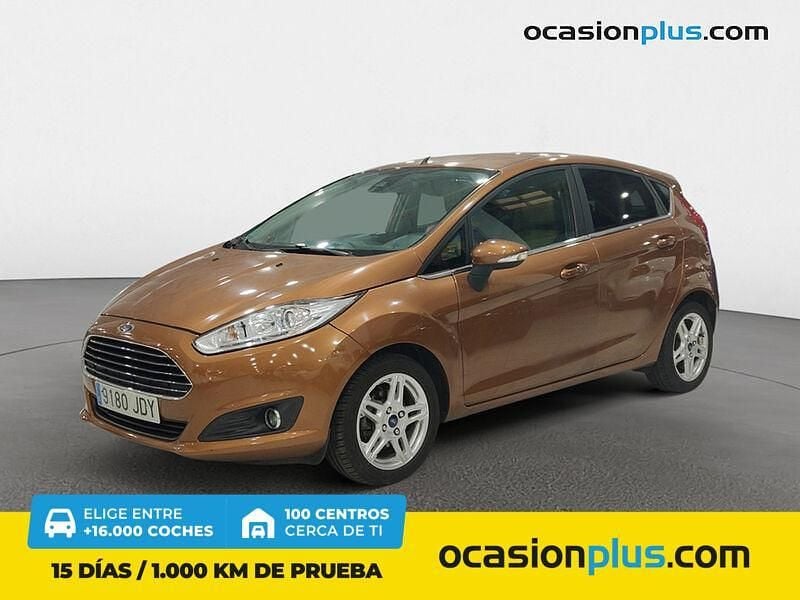 Marrón Usado 2015 Ford Fiesta Trend Utilitario | 8450 € (Precio justo) - Imagen 1/4
