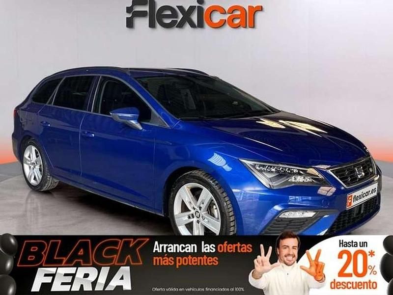 Azul Usado 2019 Seat Leon ST FR Familiar | 13.790 € (Buen precio) - Imagen 1/4