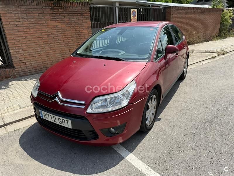 Usado Citroën C4 Exclusive 110 CV (80 kW) 2009 Rojo Berlina