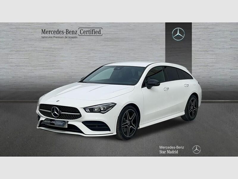 Blanco polar Usado 2023 Mercedes CLA200 Shooting Brake Familiar | 34.990 € (Buen precio) - Imagen 1/4