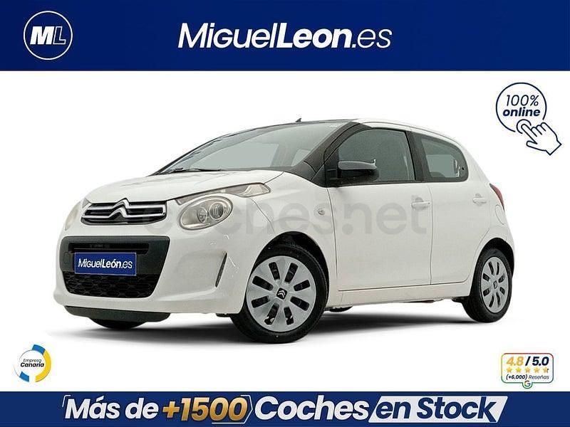 Usado Citroën C1 Feel 82 CV (60 kW) 2016 Blanco Utilitario