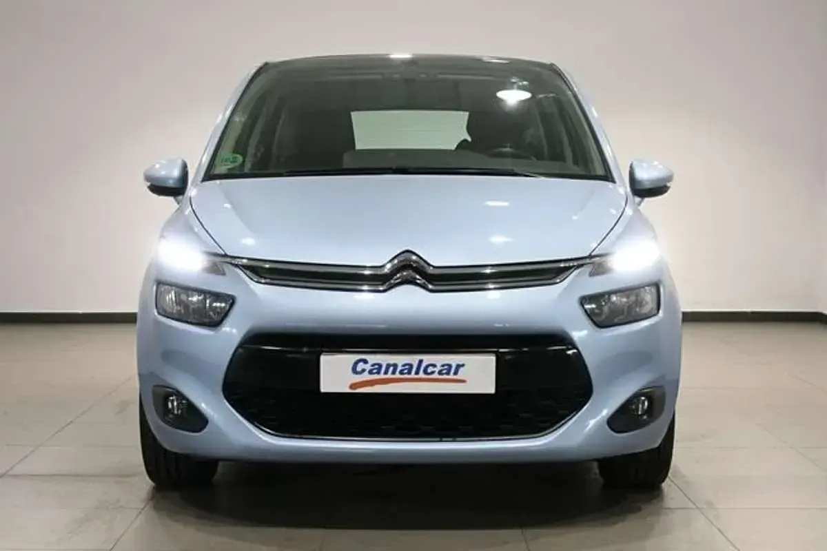 Usado Citroën C4 Attraction 120 CV (88 kW) 2014 Azul Monovolumen