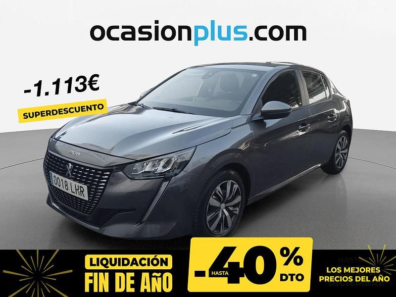 Gris Usado 2020 Peugeot 208 Active Utilitario | 12.250 € (Caro) - Imagen 1/4
