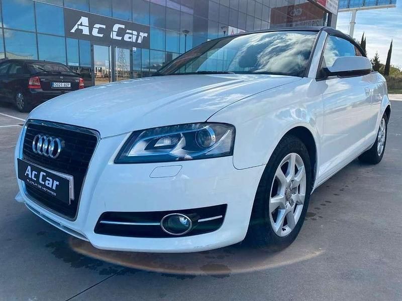 Usado Audi A3 Cabriolet Ambition 105 CV (77 kW) 2012 Blanco Descapotable