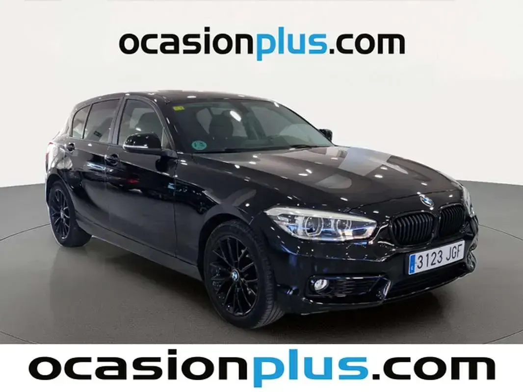 Usado BMW 116 116 CV (85 kW) 2015 Negro Utilitario