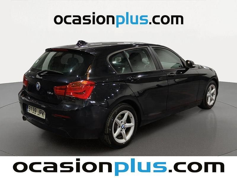 Usado BMW 116 116 CV (85 kW) 2016 Negro Utilitario
