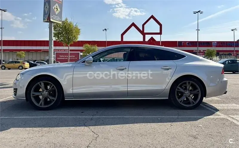 Usado Audi A7 Sportback S-Line 204 CV (150 kW) 2014 Gris / plata Utilitario