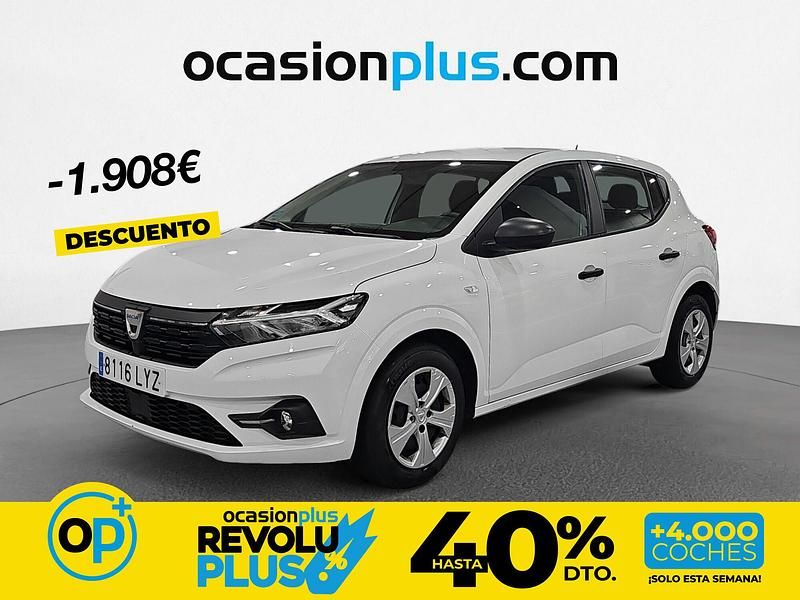 Usado Dacia Sandero Essentiel 91 CV (66 kW) 2022 Blanco Utilitario