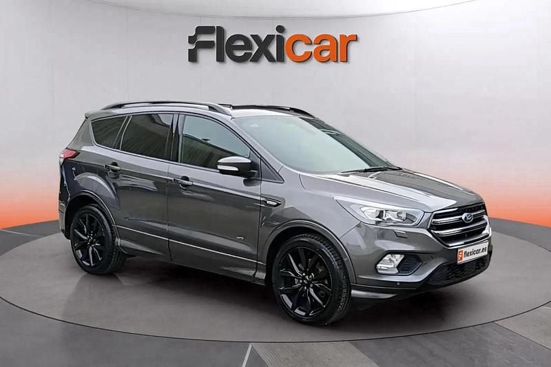 Gris Usado 2018 Ford Kuga ST-Line SUV | 16.490 € (Precio justo) - Imagen 1/4