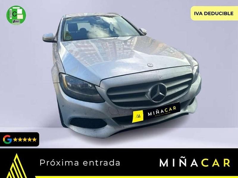 Usado Mercedes C200 136 CV (100 kW) 2016 Gris Familiar