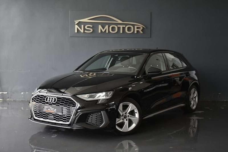 Usado Audi A3 Sportback S-Line 110 CV (80 kW) 2021 Negro Utilitario