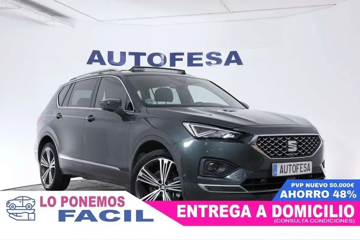 Usado Seat Tarraco 4Drive 200 CV (147 kW) 2021 Verde SUV