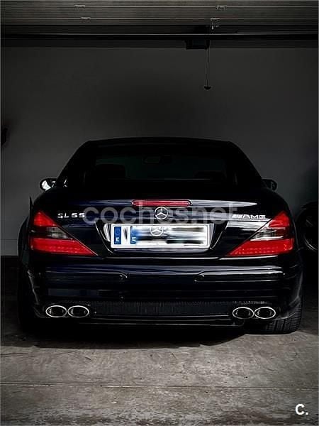 Usado Mercedes SL55 AMG AMG 476 CV (350 kW) 2003 Negro Descapotable