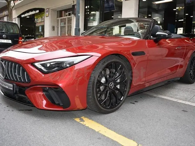 Usado Mercedes SL43 AMG AMG 435 CV (319 kW) 2023 Rojo Descapotable