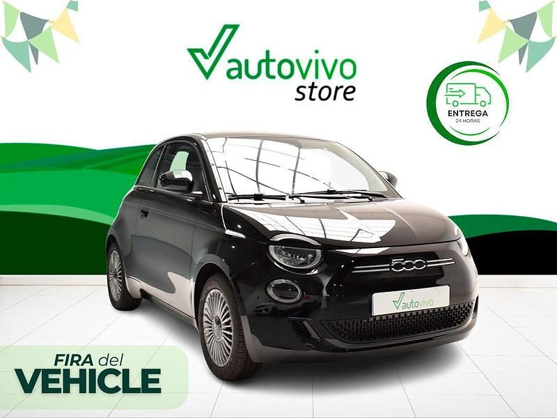 Negro Usado 2023 Fiat 500e Icon Berlina | 19.900 € (Un poco caro) - Imagen 1/4