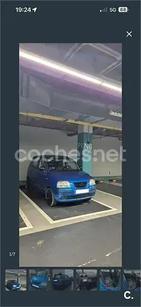 Usado Hyundai Atos GLS 63 CV (46 kW) 2007 Azul Utilitario