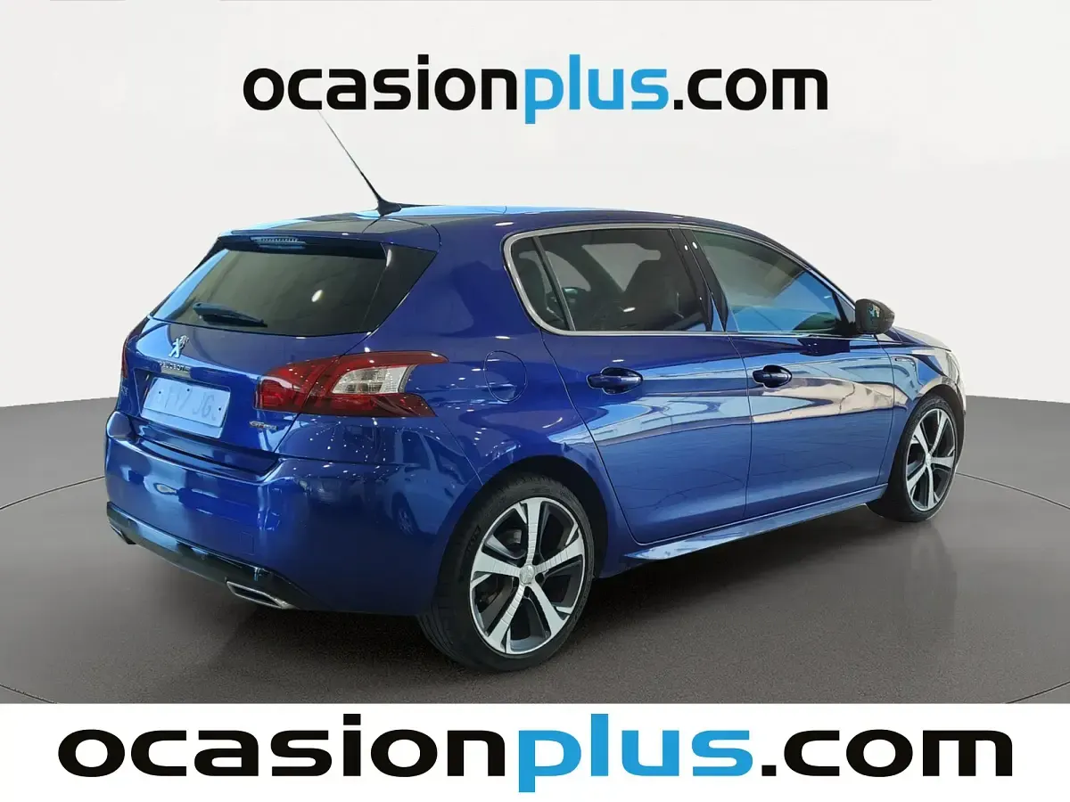 Usado Peugeot 308 GT-line 131 CV (96 kW) 2015 Azul Utilitario