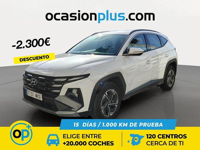 Blanco Usado 2025 Hyundai Tucson SUV | 24.750 € (Precio justo) - Imagen 1/4