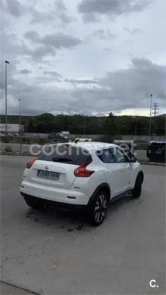 Usado Nissan Juke N-TEC 110 CV (80 kW) 2014 Blanco SUV