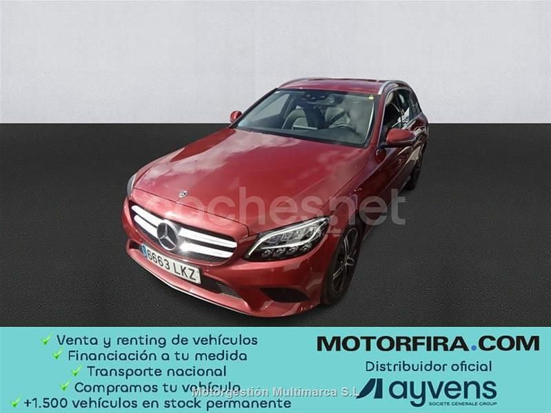 Rojo Usado 2020 Mercedes C200 Familiar | 25.800 € (Buen precio) - Imagen 1/4