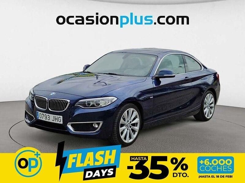 Azul Usado 2015 BMW 220 Coupe | 18.390 € (Precio justo) - Imagen 1/4