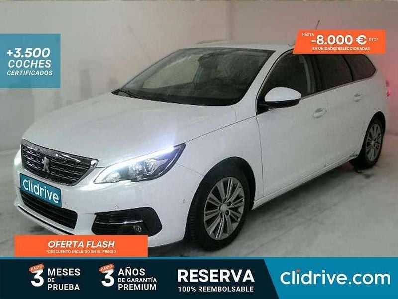 Usado Peugeot 308 SW Allure 131 CV (96 kW) 2021 Blanco Familiar