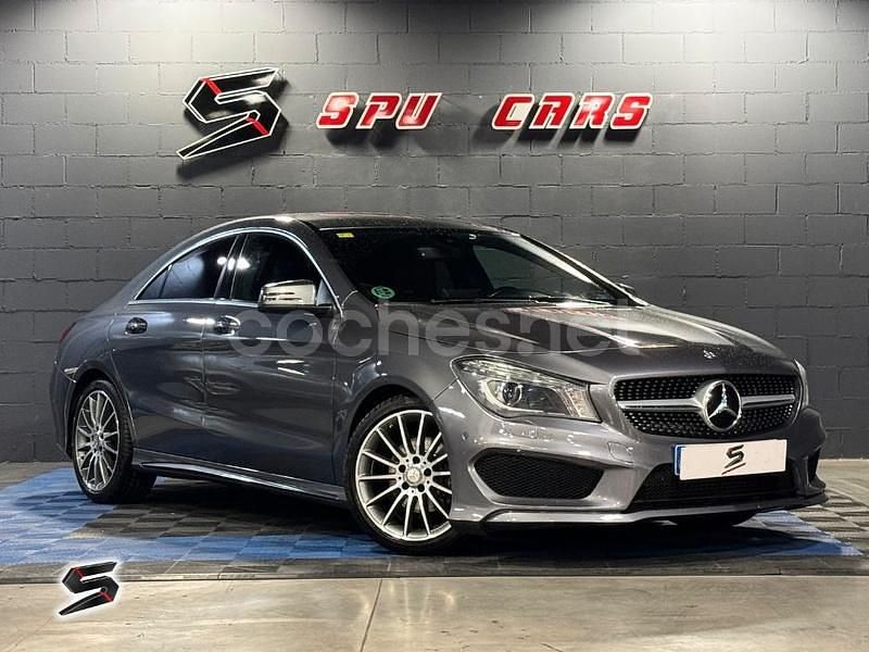 Gris / plata Usado 2015 Mercedes CLA200 AMG line Berlina | 16.990 € (Buen precio) - Imagen 1/4