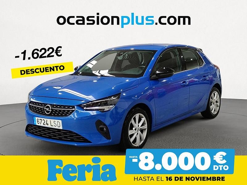 Azul Usado 2021 Opel Corsa Elegance Berlina | 12.350 € (Precio justo) - Imagen 1/4