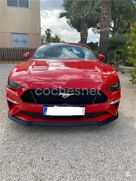 Usado Ford Mustang GT 450 CV (330 kW) 2018 Rojo Descapotable