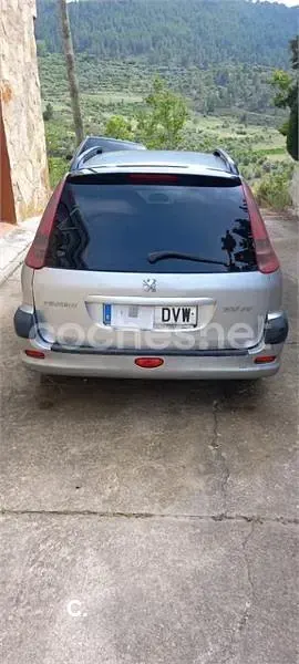 Usado Peugeot 206 70 CV (51 kW) 2006 Gris / plata Familiar
