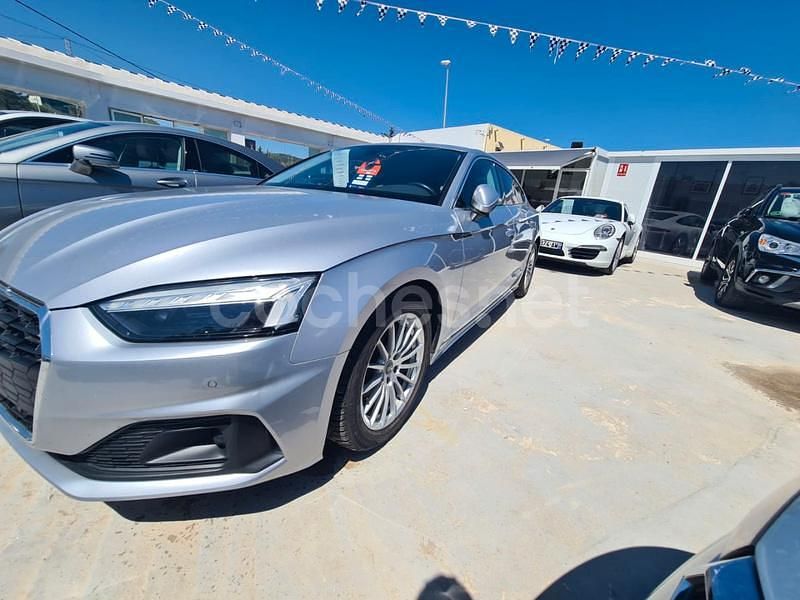 Usado Audi A5 Sportback 163 CV (119 kW) 2020 Gris / plata Utilitario
