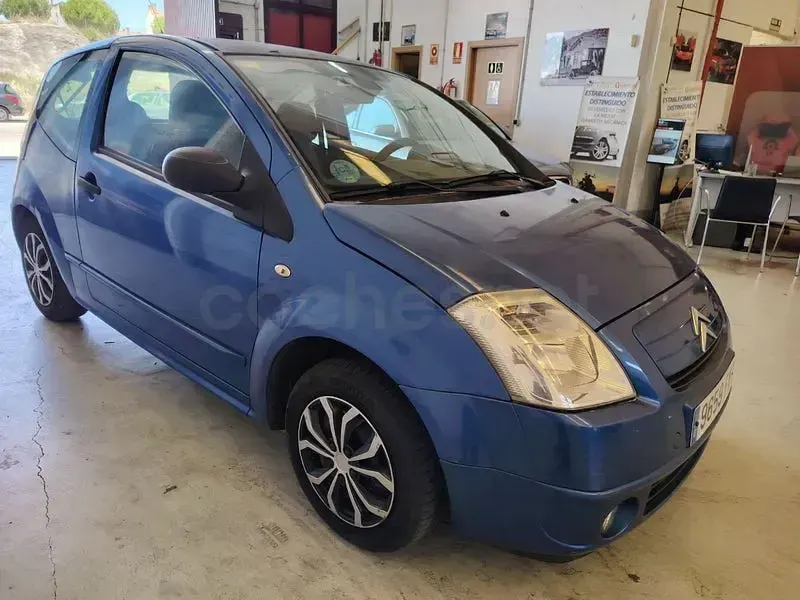 Usado Citroën C2 75 CV (55 kW) 2007 Azul Utilitario