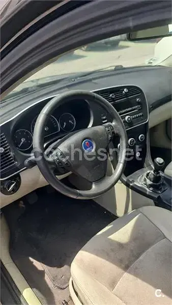 Usado Saab 9-3 Linear 120 CV (88 kW) 2007 Negro Utilitario