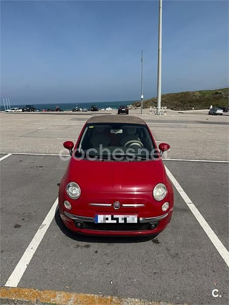 Usado Fiat 500C 85 CV (62 kW) 2011 Rojo Descapotable