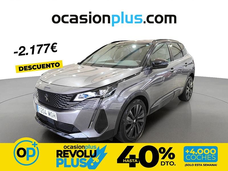 Usado Peugeot 3008 GT 130 CV (95 kW) 2023 Gris SUV