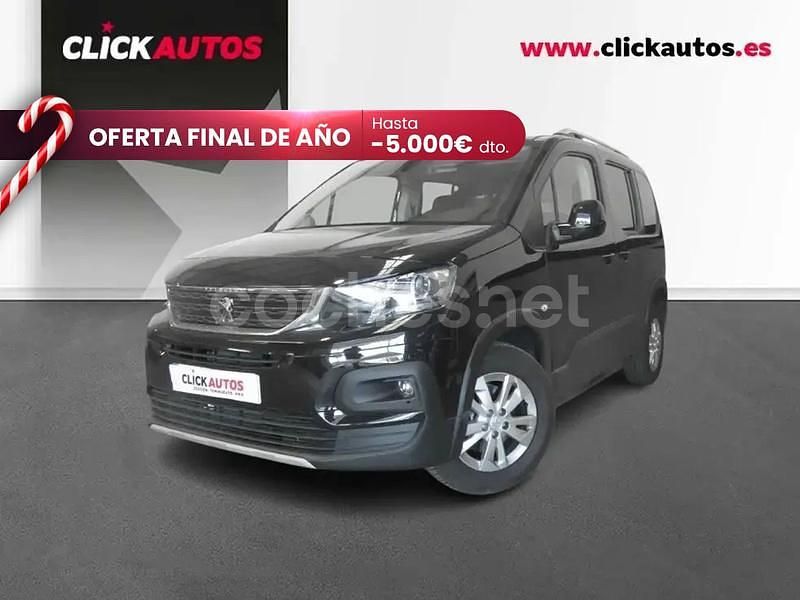 Negro Usado 2021 Peugeot Rifter Allure Monovolumen | 14.700 € (Super precio) - Imagen 1/4