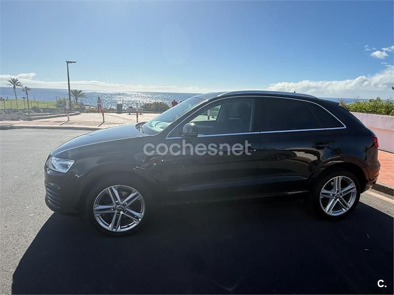 Usado Audi Q3 150 CV (110 kW) 2017 Negro SUV