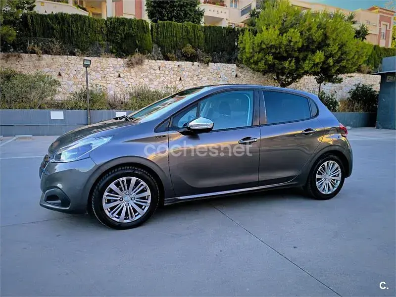 Usado Peugeot 208 Signature Sky 110 CV (80 kW) 2019 Gris / plata Utilitario