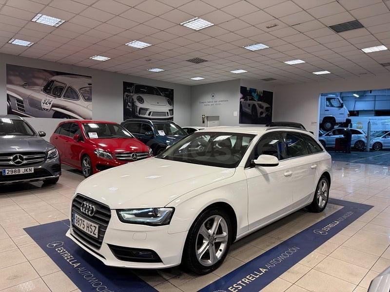 Usado Audi A4 S-Line 136 CV (100 kW) 2013 Blanco Familiar