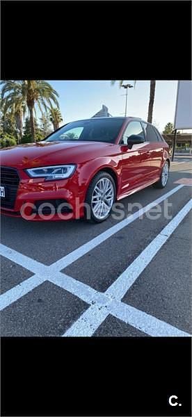 Usado Audi A3 S-Line 110 CV (80 kW) 2017 Rojo Berlina