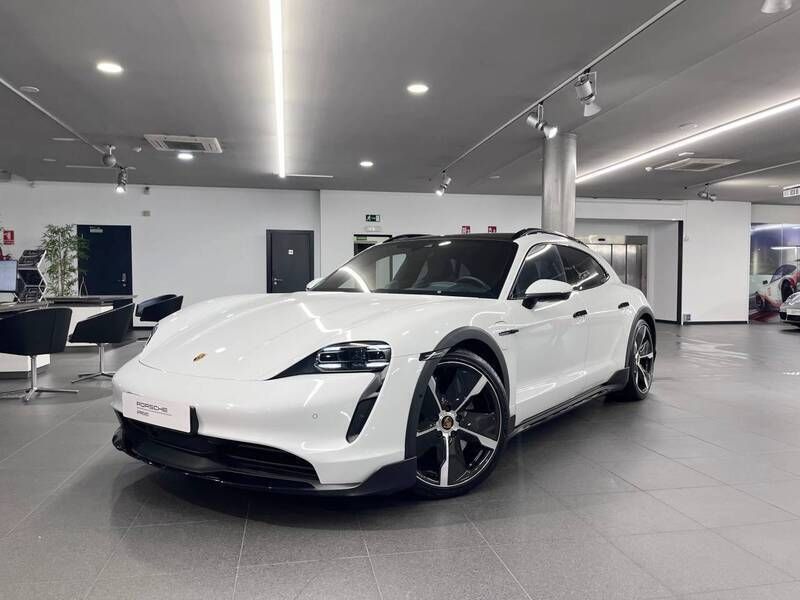 Blanco carrara metalizado Usado 2022 Porsche Taycan 4S Cross Turismo Berlina | 79.990 € (Precio justo) - Imagen 1/4